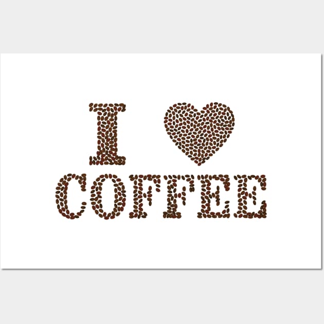 I Love Coffee Wall Art by jennyk